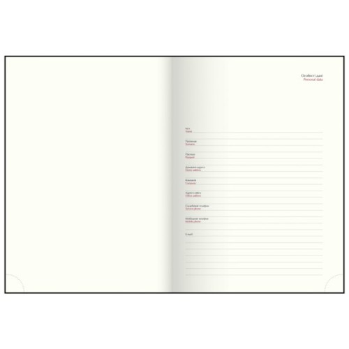 Тижневик Buromax датований 2026 HERALDRY, А5 світло-синій (BM.21128-02)