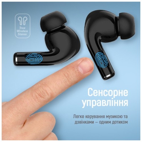 Навушники ColorWay Slim TWS-5 Earbuds Black (CW-TWS5BK)
