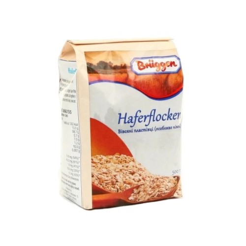 Їжа швидкого приготування Bruggen Особливо ніжні Вівсяні пластівці 500 г (1111800)