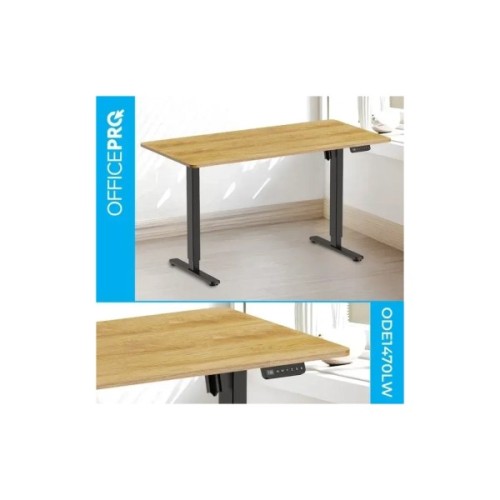 Комп'ютерний стіл OfficePro ODE1470LWW Light Wood/White (ODE1470LWW)