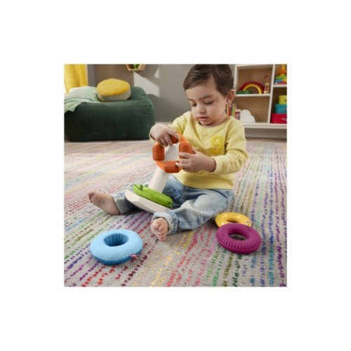 Розвиваюча іграшка Fisher-Price Пірамідка Розвиток сенсорики (HXK47)