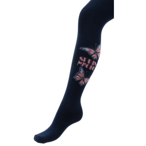 Колготки дитячі UCS Socks з метеликом (M0C0301-2122-7G-blue)