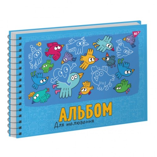 Альбом для малювання Yes А4 20 Спіраль Funny faces (130568)