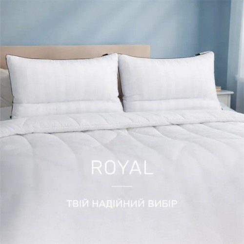Ковдра MirSon Набір 9566 Royal Ковдра всесезонна Полуторна 140х205 Wool + Подушка 50х70 (2200010806175)