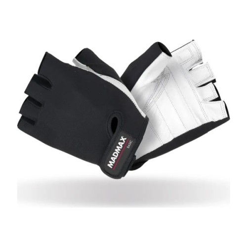 Рукавички для фітнесу MadMax MFG-250 Basic Whihe L (MFG-250_L)