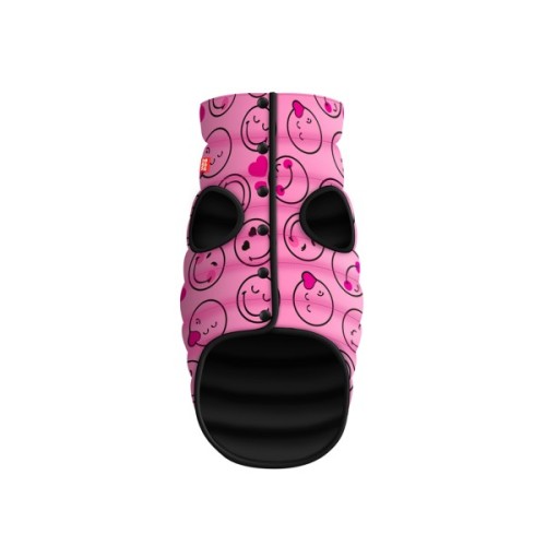 Курточка для тварин WAUDOG Clothes "Смайли на рожевому" M45 (408-0187)