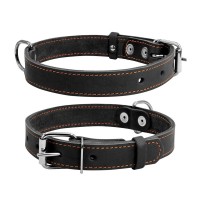 Нашийник для тварин Collar одинарний Ш 35 мм Д 48-63 см чорний (02731)