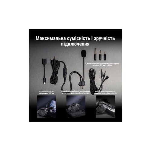 Навушники ASUS ROG Kithara Black (90YH0470-BHUA00)