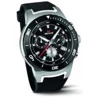 Наручний годинник Seculus 4488.2.503 black, ss tr-ipb silver, silicon black