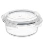 Харчовий контейнер Ardesto Gemini круглий, 0.62л, боросилікатне скло, прозорий (AR1262BRD)