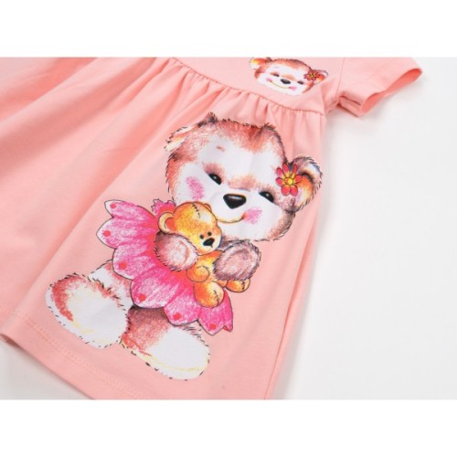 Плаття дитяче Breeze з ведмедиком (19715-98G-peach)