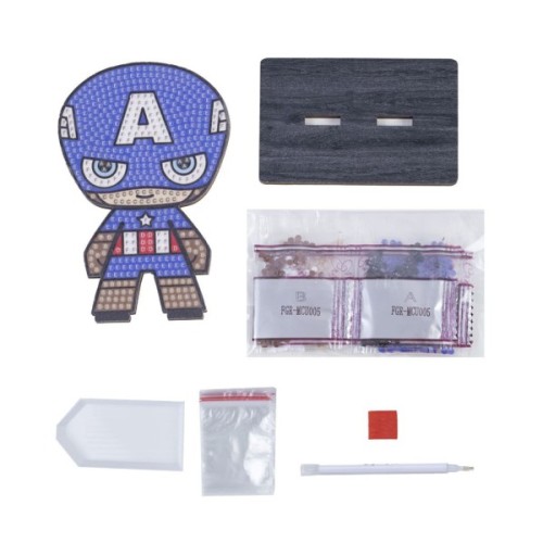 Набір для творчості Crystal Art Капітан Америка (CAFGR-MCU005)