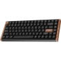 Клавіатура Keychron K2HE Gateron Double-Rail Magnetic Nebula Hot-swap QMK Wireless/Bluetooth/USB-А UA Wood/Black (K2H-F1-UA)