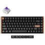 Клавіатура Keychron K2HE Gateron Double-Rail Magnetic Nebula Hot-swap QMK Wireless/Bluetooth/USB-А UA Wood/Black (K2H-F1-UA)