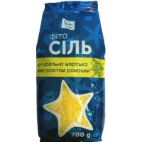 Сіль для ванн ElenSee Натуральна морська з екстрактом ромашки 700 г (4820098542536)