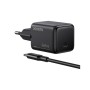Зарядний пристрій Ugreen X517 USB-C PD25W GaN + cable USB-C to USB-C 1.0m black (75103)