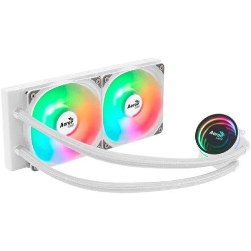 Система рідинного охолодження AeroCool Oasis L240 White (ACLA-OA24117.21)