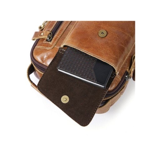 Сумка Vintage Світло-коричнева (14766)