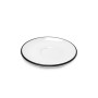 Блюдце Ancap серія Verona Colored Rims 16,7 см Black для серій "Verona", "Torino" (37572)
