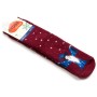 Шкарпетки дитячі Bross махрові з чарівником (10196-4-darkred)