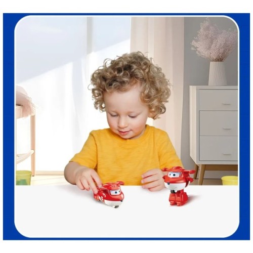 Фігурка Super Wings трансформер Transform-a-Bots Джетт (Jett) (EU780010)