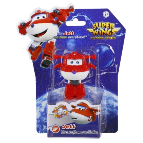 Фігурка Super Wings трансформер Transform-a-Bots Джетт (Jett) (EU780010)