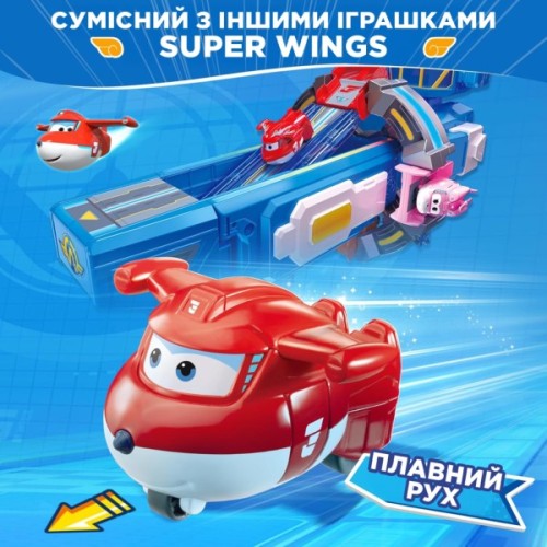 Фігурка Super Wings трансформер Transform-a-Bots Джетт (Jett) (EU780010)