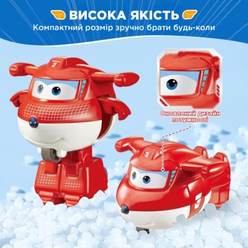 Фігурка Super Wings трансформер Transform-a-Bots Джетт (Jett) (EU780010)