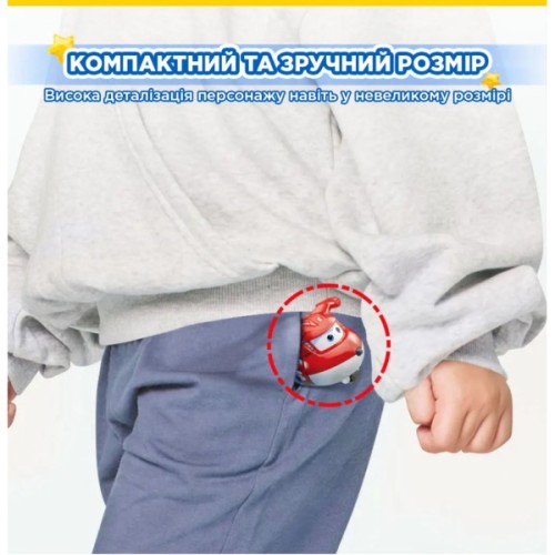 Фігурка Super Wings трансформер Transform-a-Bots Джетт (Jett) (EU780010)