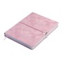 Тижневик Buromax недатований VELOUR, A5, рожевий, штуч.шкіра, 336 сторінок (BM.20770-10)