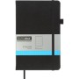 Книга записна Buromax Etalon 125x195 мм 96 аркушів в точку обкладинка зі штучної шкіри Чорна (BM.291360-01)