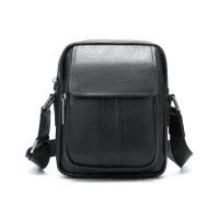 Сумка Vintage Шкіряна флотар Чорна (14943)