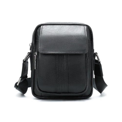 Сумка Vintage Шкіряна флотар Чорна (14943)