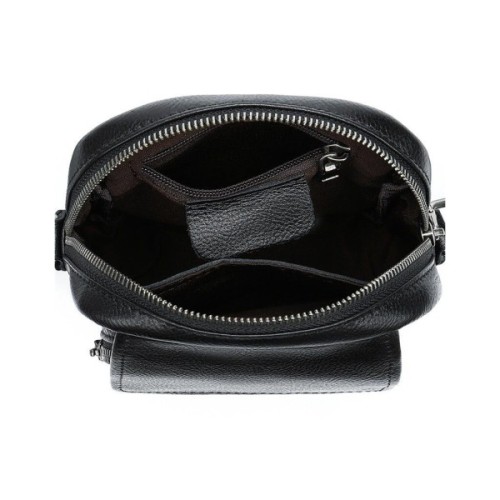 Сумка Vintage Шкіряна флотар Чорна (14943)