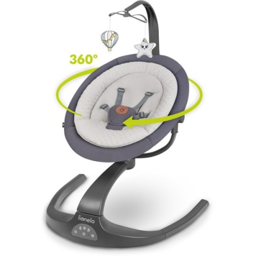 Крісло-гойдалка Lionelo Rina grey concrete (LO-RINA GREY CONCRETE)