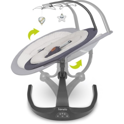 Крісло-гойдалка Lionelo Rina grey concrete (LO-RINA GREY CONCRETE)