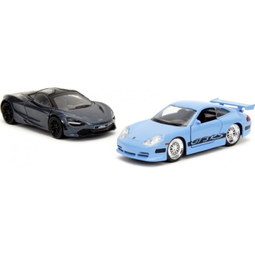 Машина Jada набiр автомоделей Fast and Furious Porsche 911 GT3 R5 і McLaren 7Z05 (253202012)