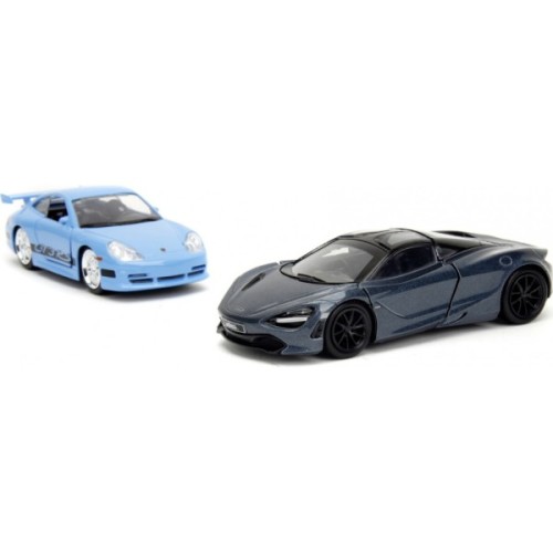 Машина Jada набiр автомоделей Fast and Furious Porsche 911 GT3 R5 і McLaren 7Z05 (253202012)