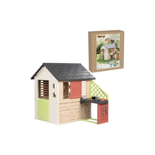 Ігровий будиночок Smoby Life Сонячний з літньою кухнею (7600810739)