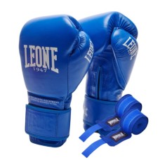 Боксерські рукавички Leone GN111 The Greatest Blue 10 унцій (GN111_Blue_10oz)