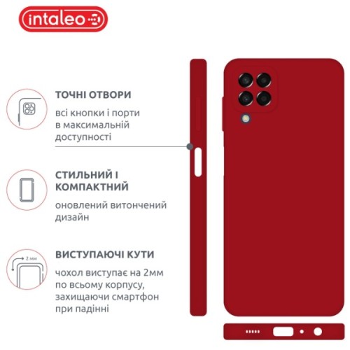 Чохол до мобільного телефона Intaleo SoftShell Samsung Galaxy A22 LTE (4G) Red (1283126558023)