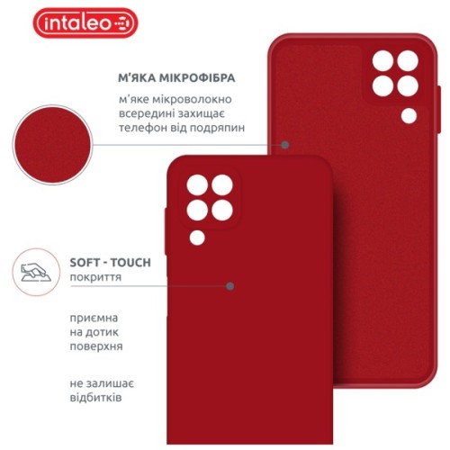 Чохол до мобільного телефона Intaleo SoftShell Samsung Galaxy A22 LTE (4G) Red (1283126558023)