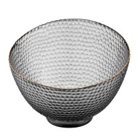 Салатник Ardesto Commelina 18см, скло, сірий (AR5018)