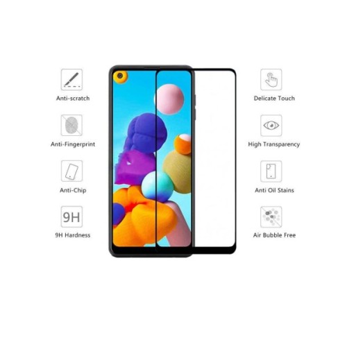 Скло захисне Drobak Samsung A21S (Black) (121277) (121277)