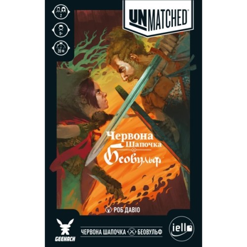 Настільна гра Geekach Games Unmatched: Червона Шапочка проти Беовульфа (GKCH054RB)