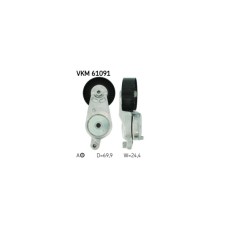 Ролик натягувача ременя SKF VKM 61091