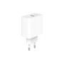 Зарядний пристрій Gembird USB-A + Type-C (PD20W + QC3.0 18W) white (TA-UC-PDQC20-01-W)