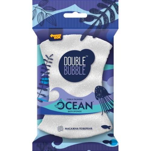 Губка для купання Фрекен БОК Ocean З масажною поверхнею Колір в асортименті (4823071606362)