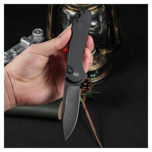 Ніж Civivi Elementum II, Black G10, Black Stonewash (C18062P-1)