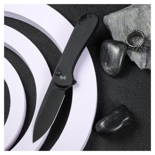 Ніж Civivi Elementum II, Black G10, Black Stonewash (C18062P-1)